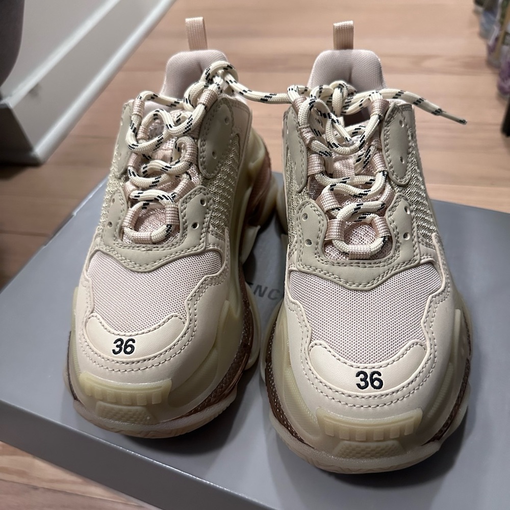 Balenciaga Triple S Clear Sole Sneakers